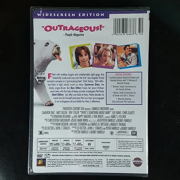 Factory sealed: There's Something about Mary Widescreen DVD w/ Special Features - Picture 3 of 9
